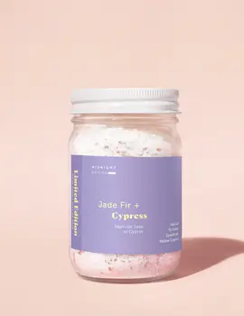 Midnight Paloma Jade Fir + Cypress Bath Soak 4oz