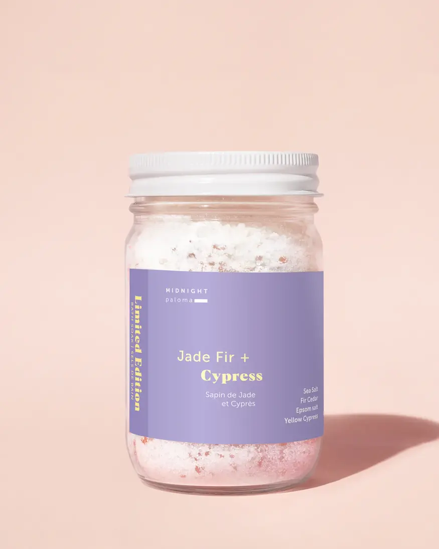 Midnight Paloma Jade Fir + Cypress Bath Soak 4oz