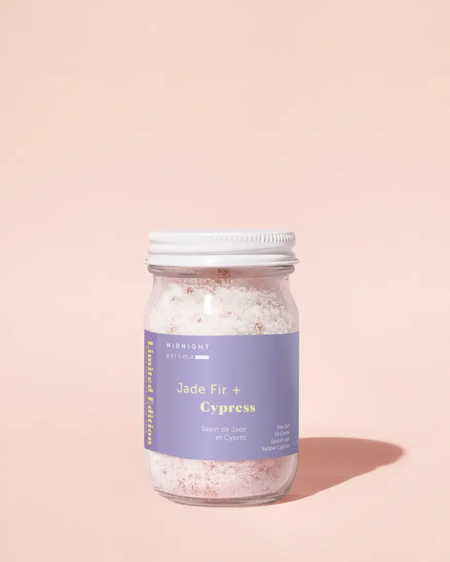 Midnight Paloma Jade Fir + Cypress Bath Soak 4oz