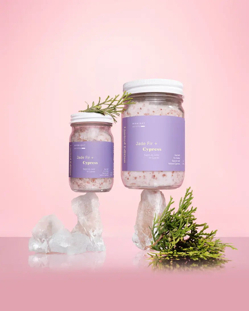 Midnight Paloma Jade Fir + Cypress Bath Soak 4oz