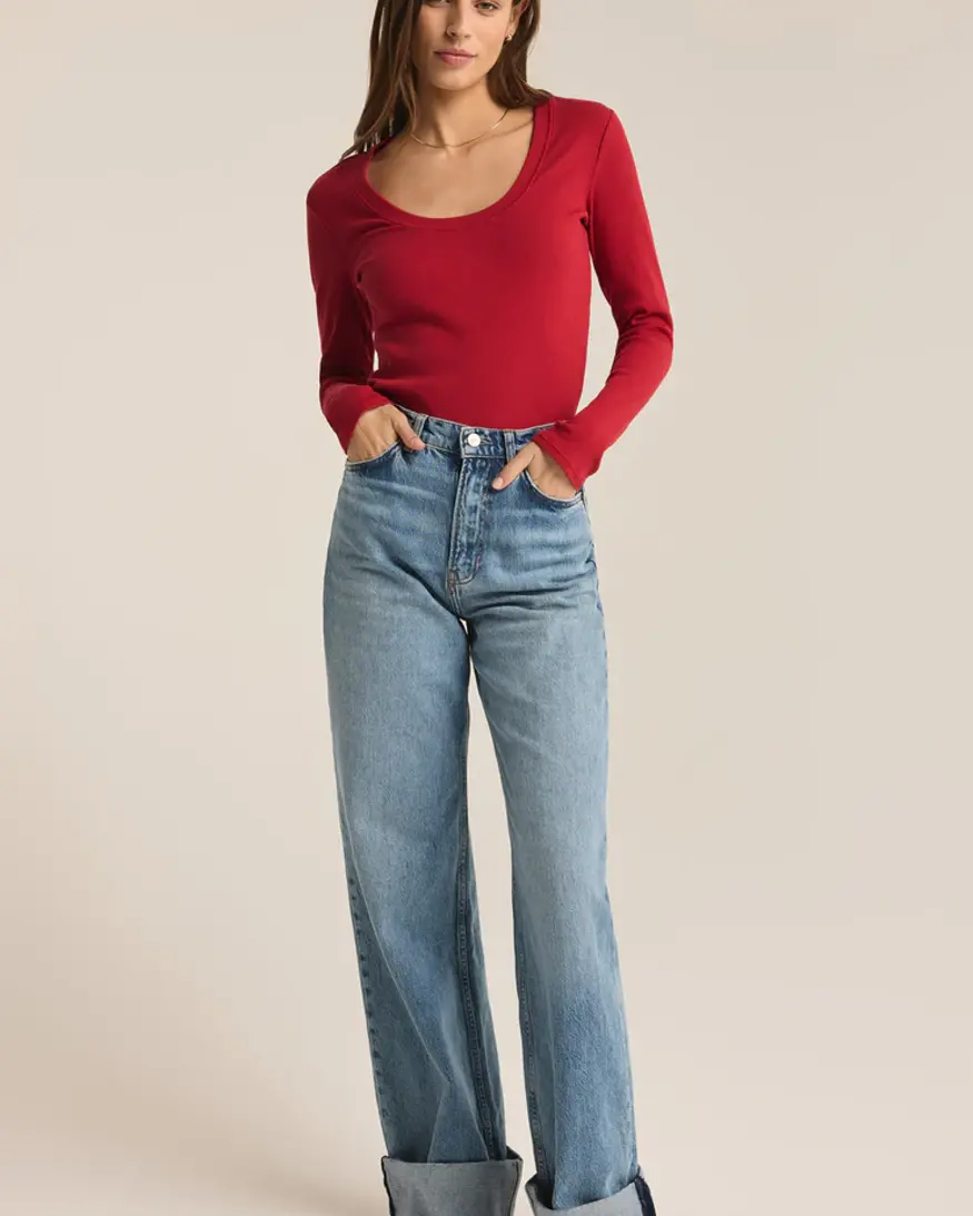 Z-Supply Sirena Rib LS Tee