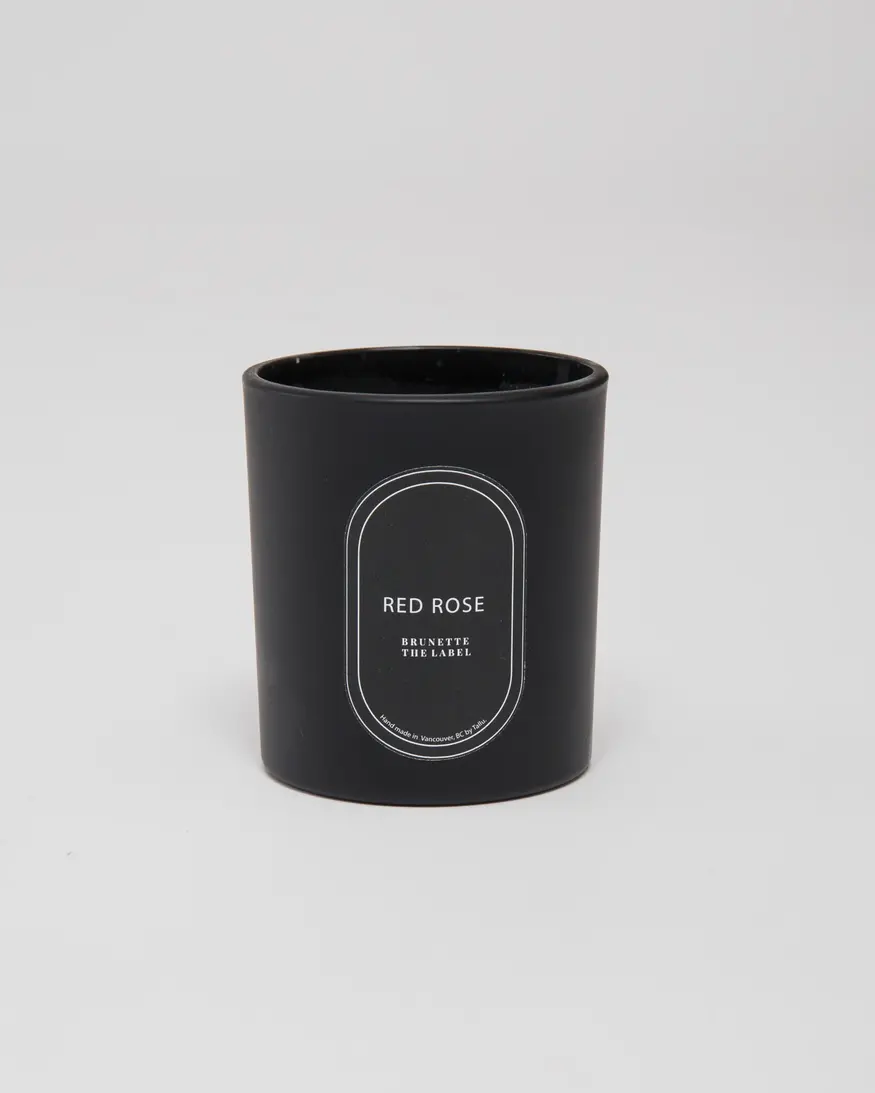 Brunette The Label Red Rose Candle