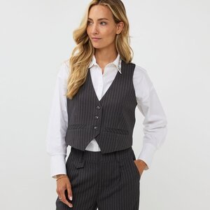 Esqualo Qazuin Pintripe Vest