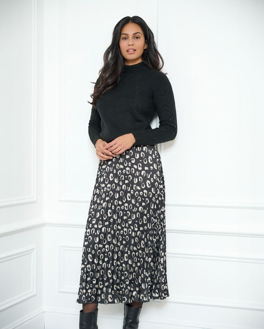 Esqualo Quincy Pleat Skirt