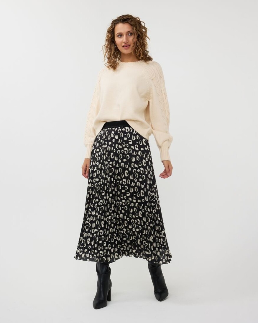 Esqualo Quincy Pleat Skirt