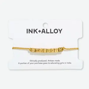 Ink & Alloy Goldie Cord Bracelet