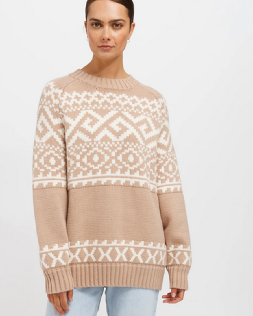 Brunette The Label Fair Isle Sweater