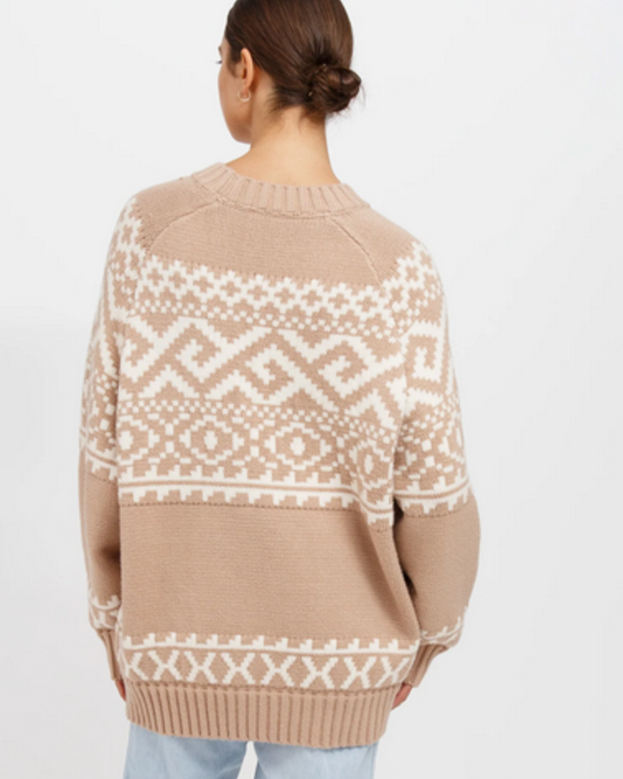 Brunette The Label Fair Isle Sweater