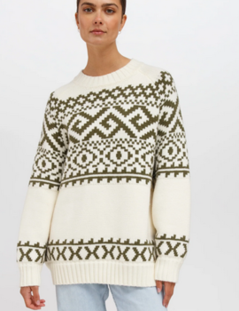 Brunette The Label Fair Isle Sweater