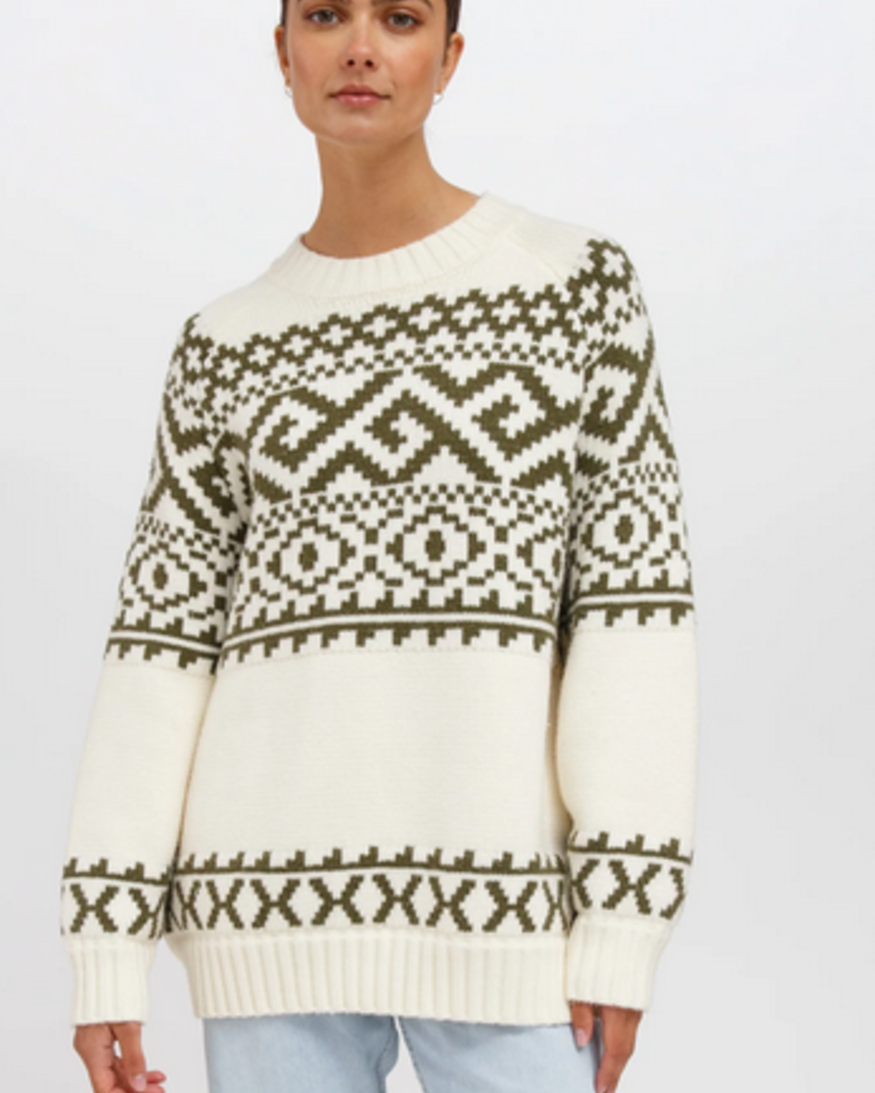 Brunette The Label Fair Isle Sweater