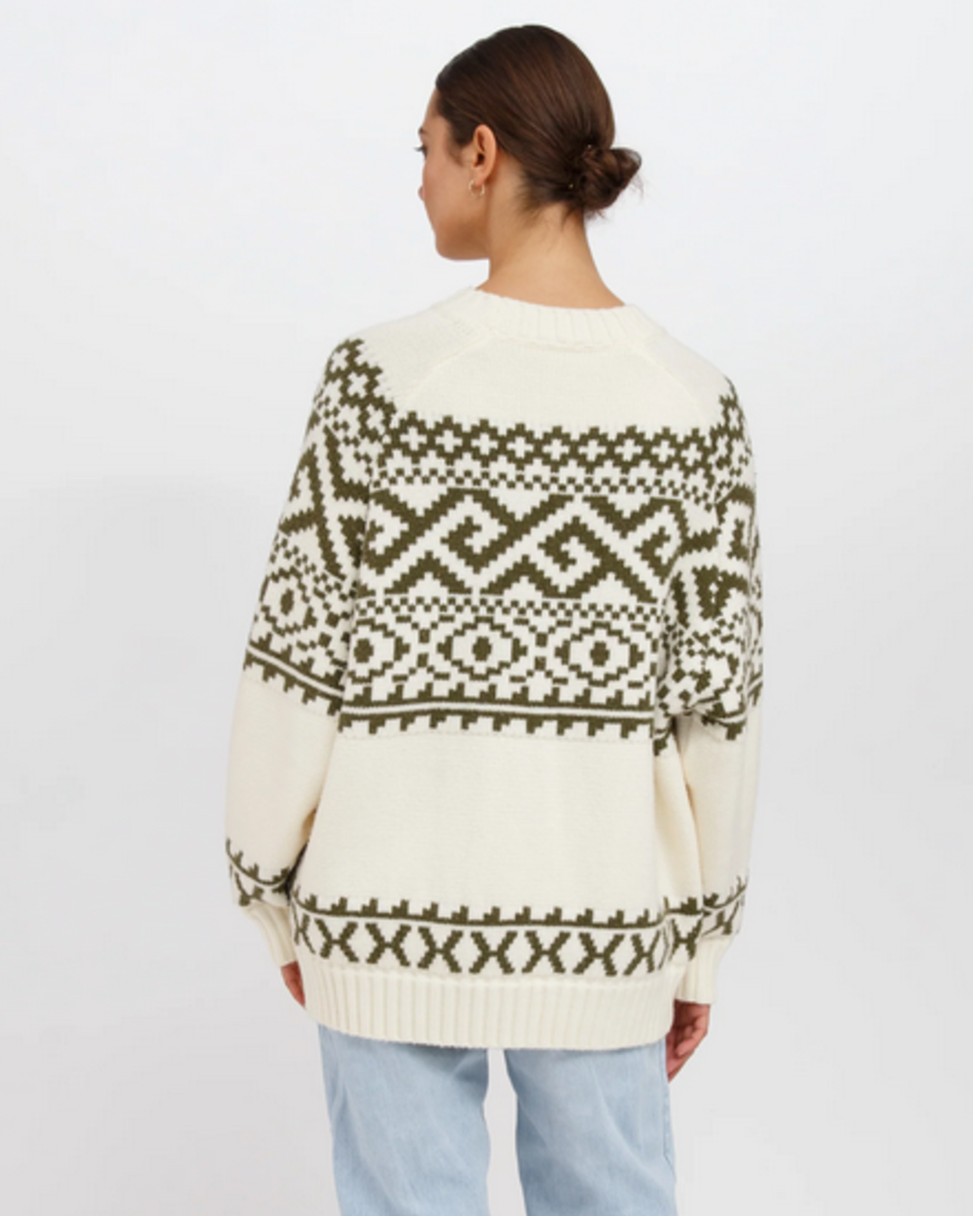 Brunette The Label Fair Isle Sweater
