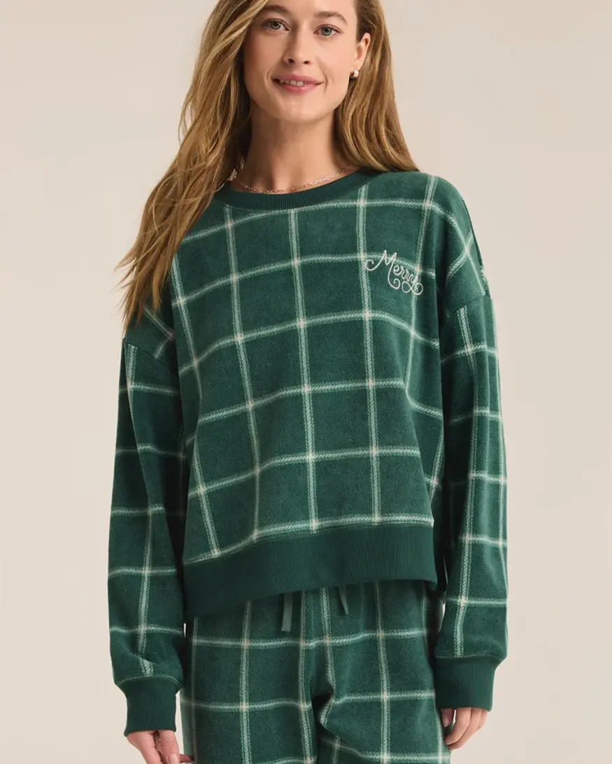 Z-Supply Plaid LS Top