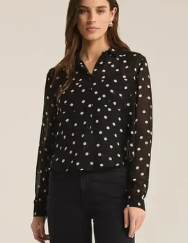 Z-Supply Vivienne Polka Dot Top