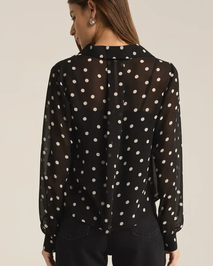 Z-Supply Vivienne Polka Dot Top
