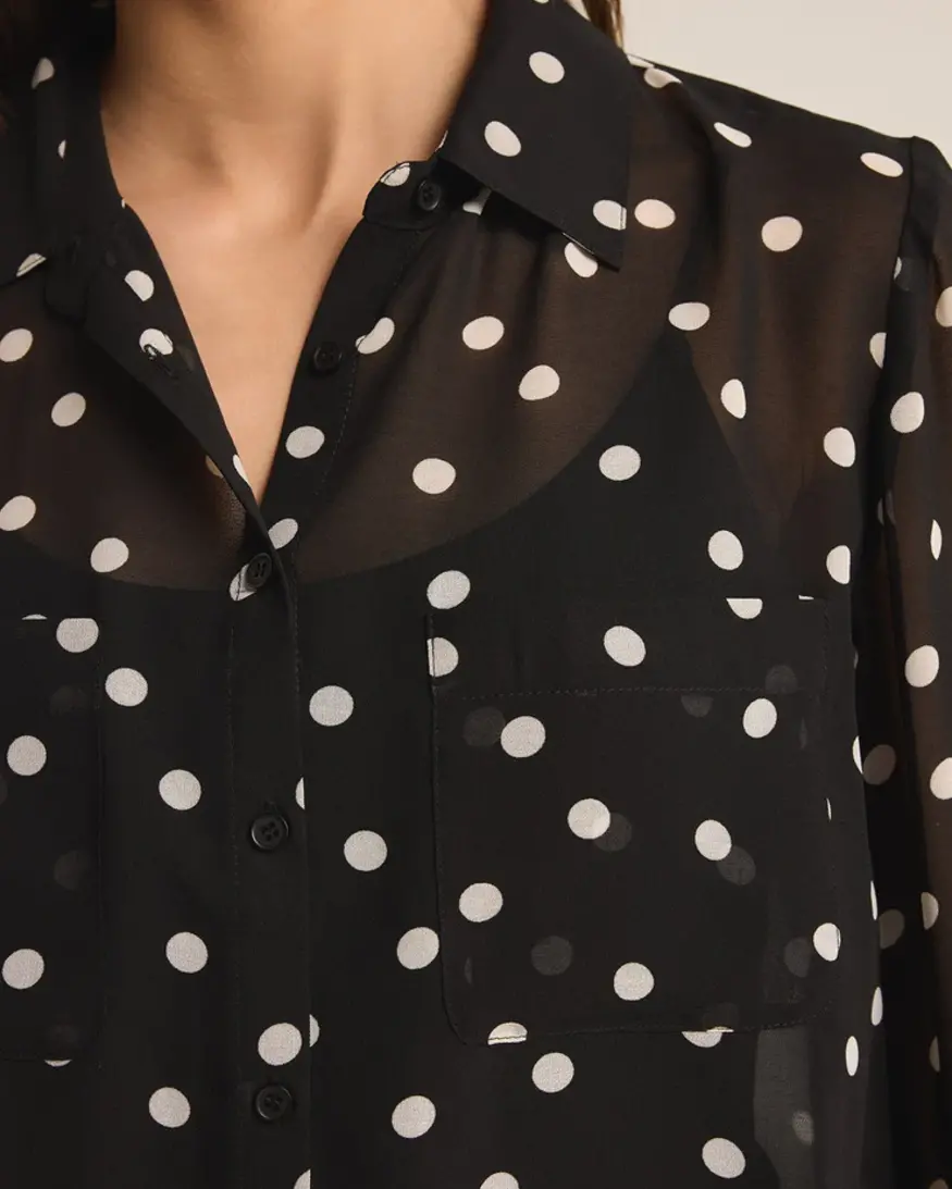 Z-Supply Vivienne Polka Dot Top