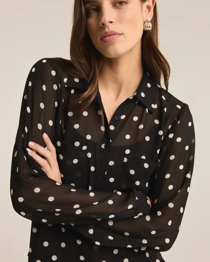 Z-Supply Vivienne Polka Dot Top