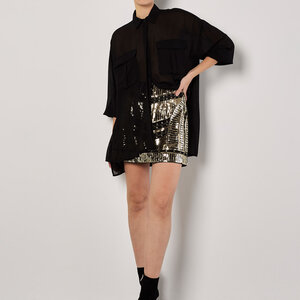 Apricot Gatsby Sequin Mini