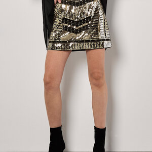 Apricot Gatsby Sequin Mini
