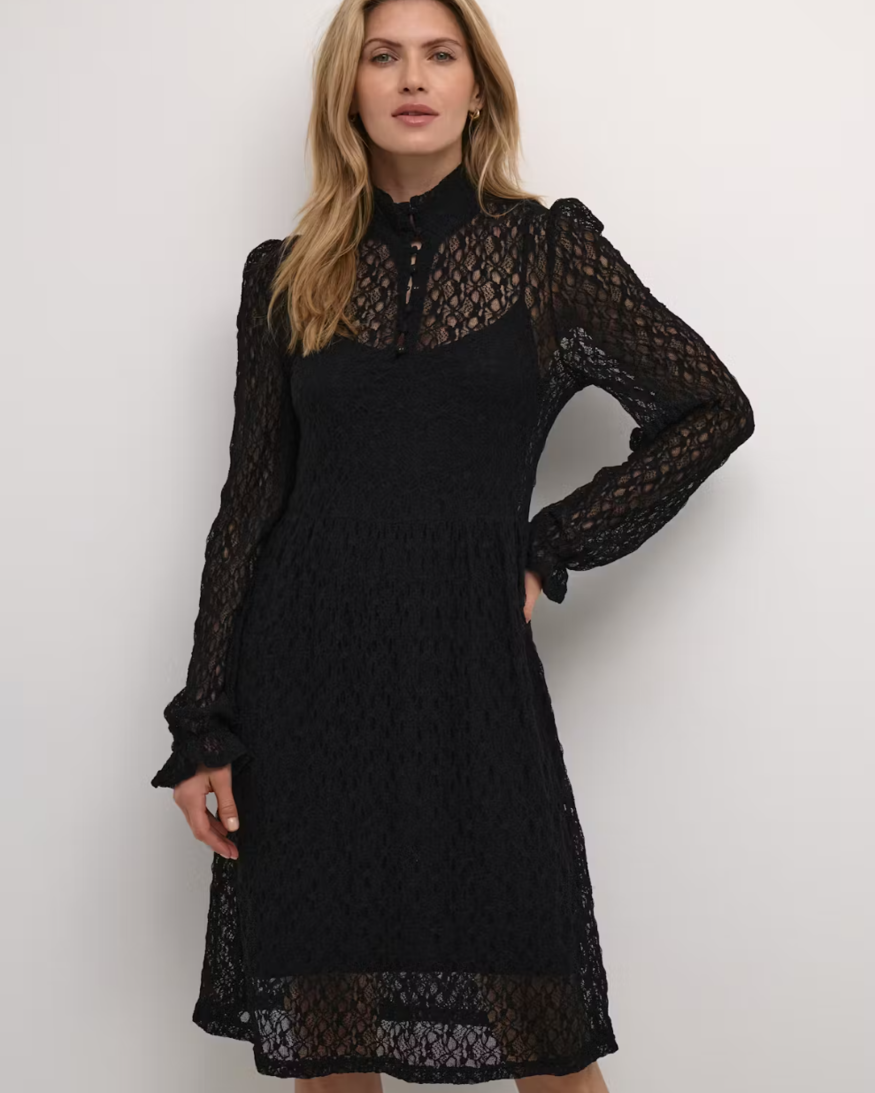 Cream Tamara Lace Dress