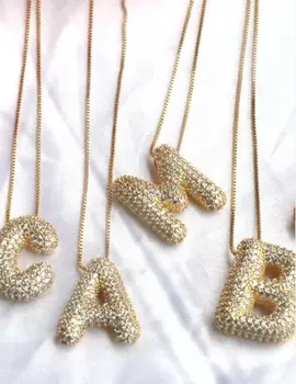 Initial Bubble Necklace