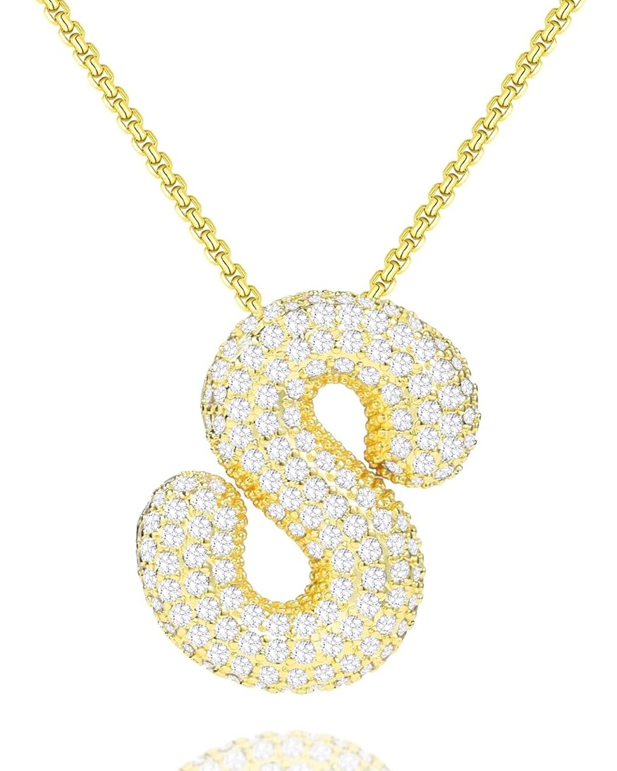 Initial Bubble Necklace