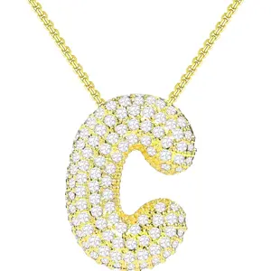 Initial Bubble Necklace