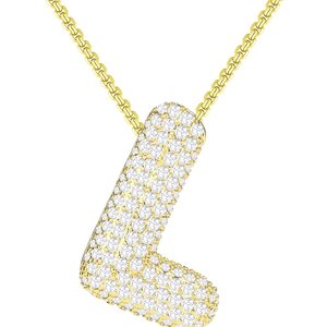 Initial Bubble Necklace