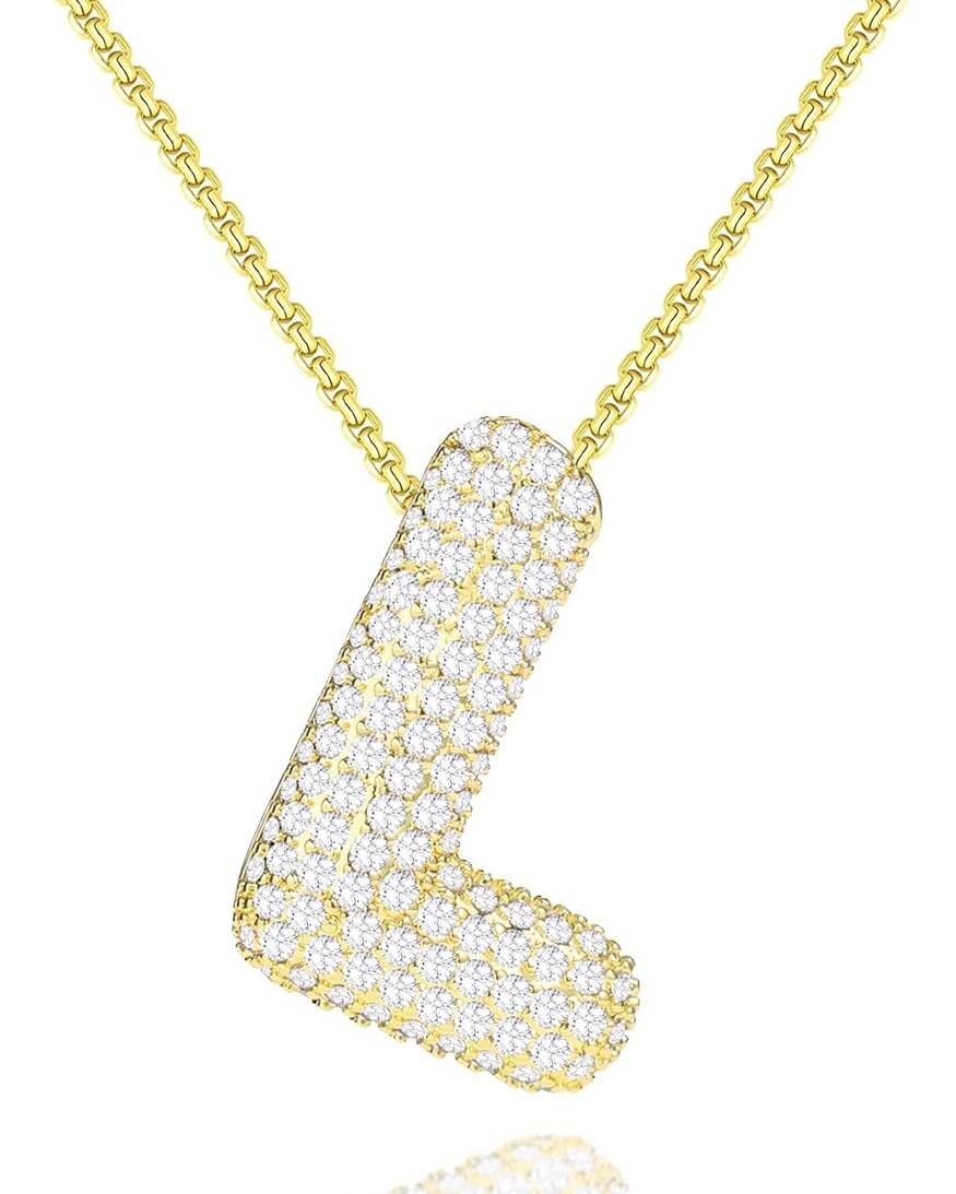 Initial Bubble Necklace