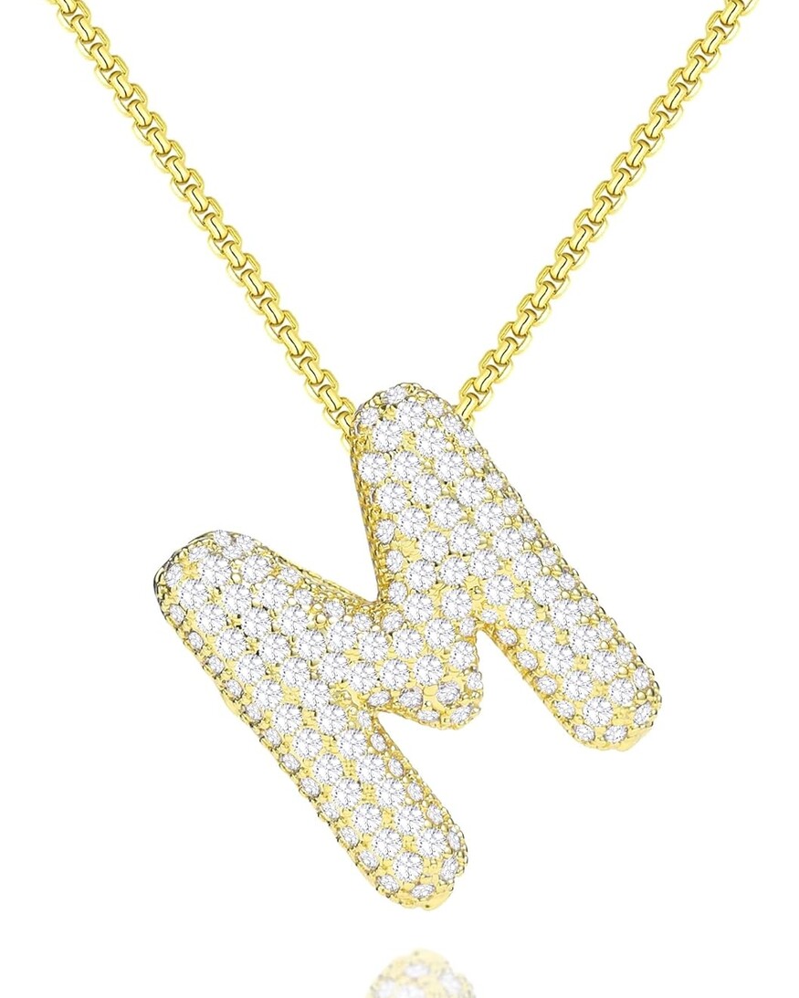 Initial Bubble Necklace