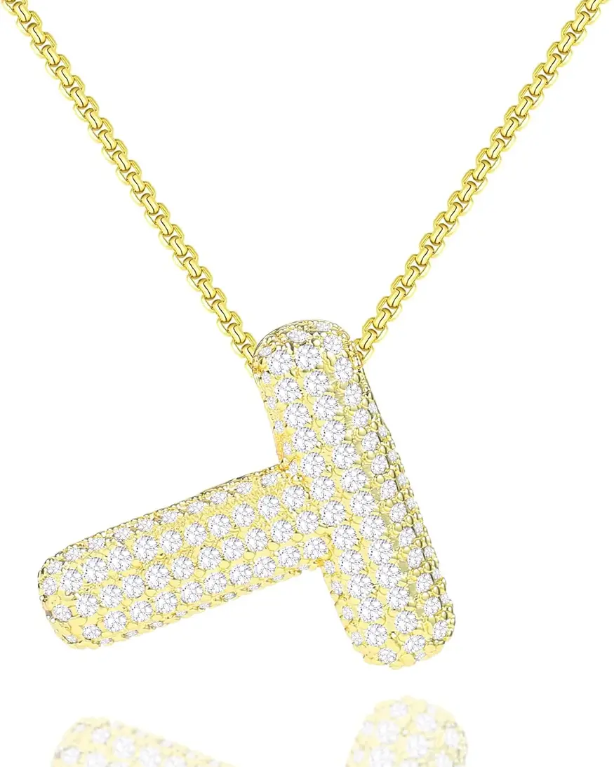 Initial Bubble Necklace
