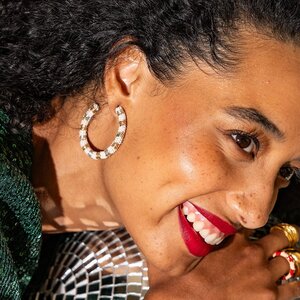 Ink & Alloy St. Mortiz Hoop Earring