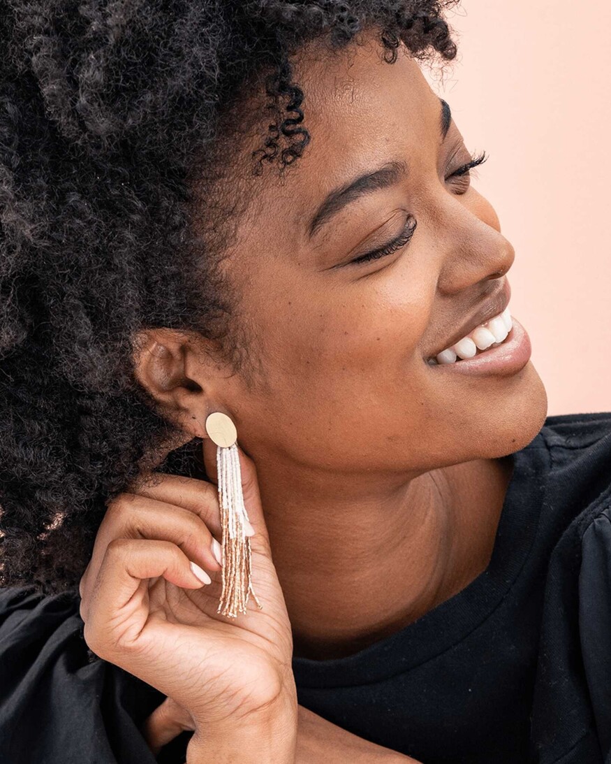 Ink & Alloy Mae Oval Fring Earring