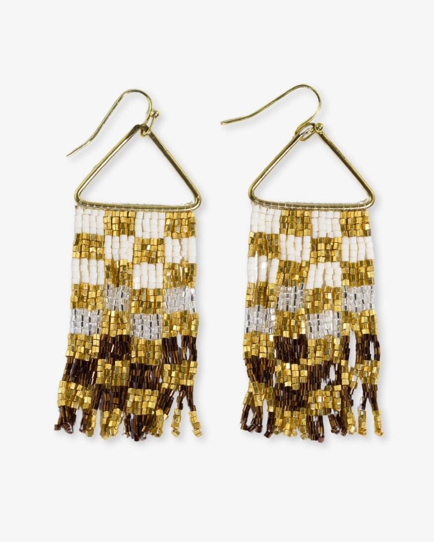 Ink & Alloy Paige Ombre Fringe Earring