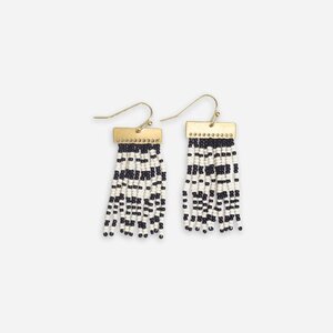 Ink & Alloy Scout Rectangle Fringe Earring