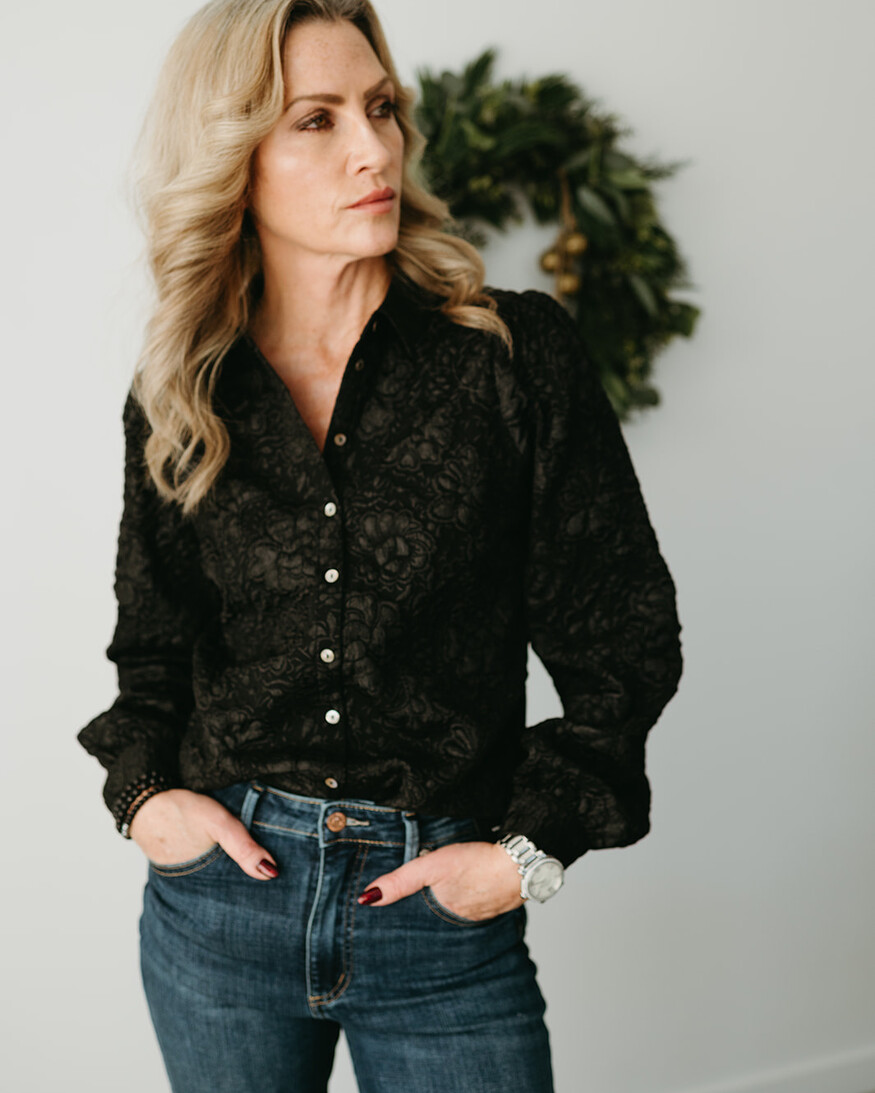 Esqualo Qulsary Jacquard Blouse