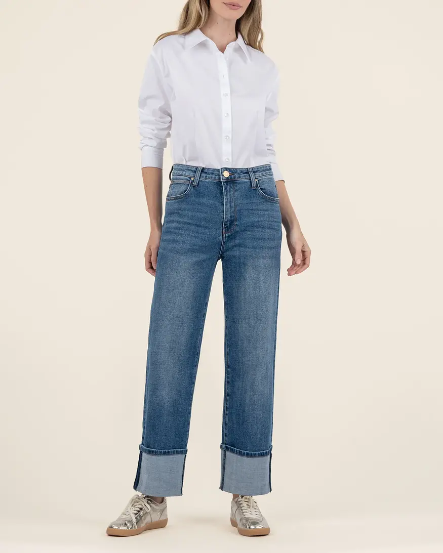 KUT Sienna Wide Leg - 5" Roll Up