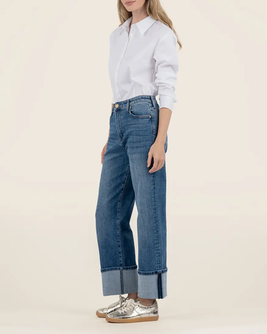 KUT Sienna Wide Leg - 5" Roll Up