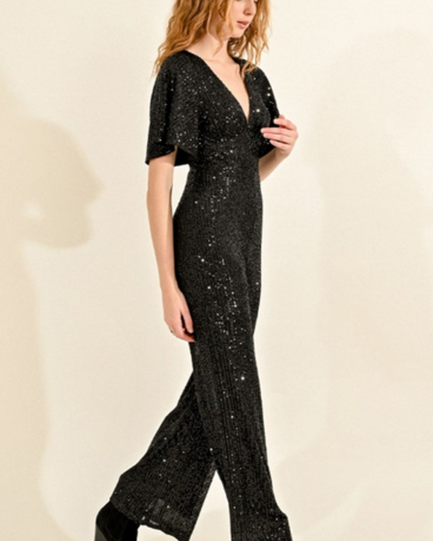 Molly Bracken Yopal Sequin Jumpsuit