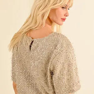 Molly Bracken Yuliana Sequin Top