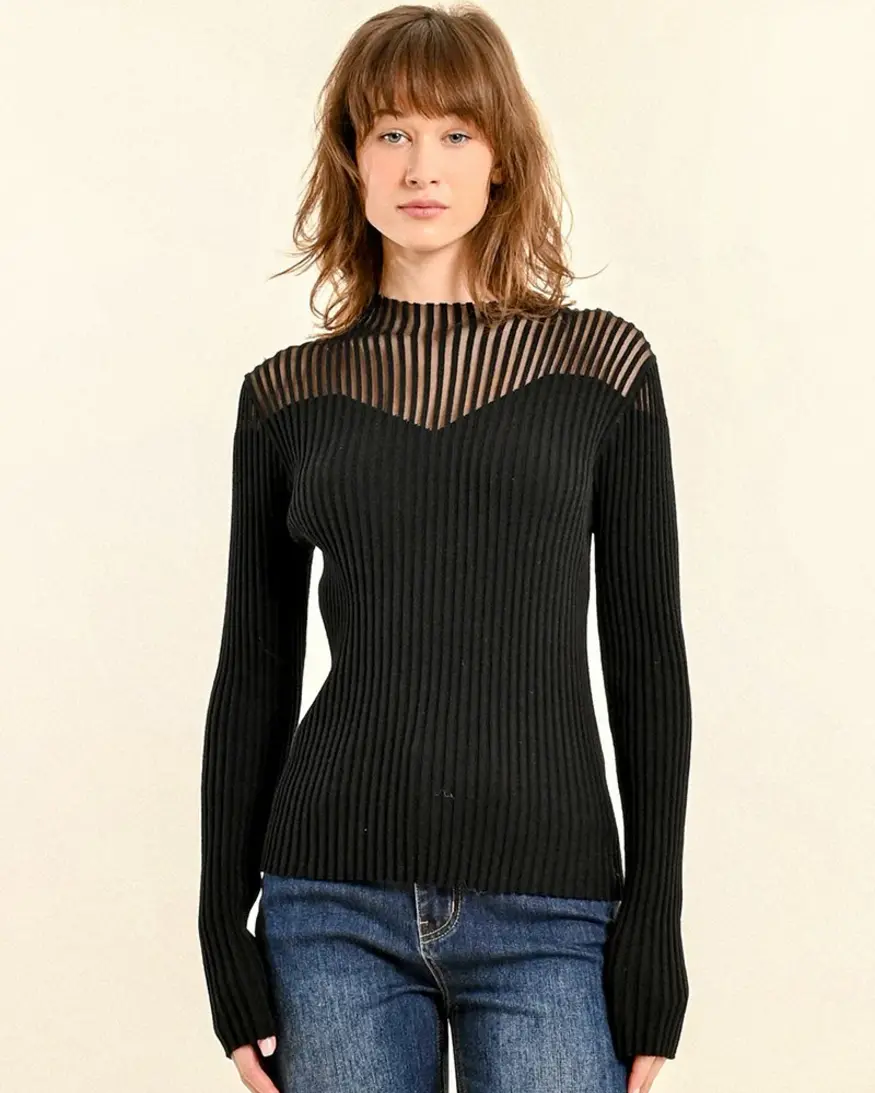 Molly Bracken Yelena Mockneck Sweater