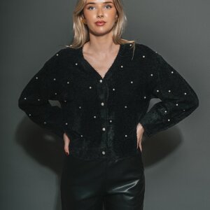 Brunette The Label Mini Pearl Cardigan