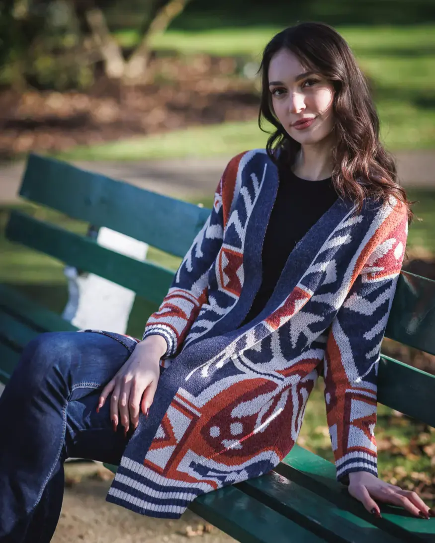 Papillon El Paso Geo PrintCardi
