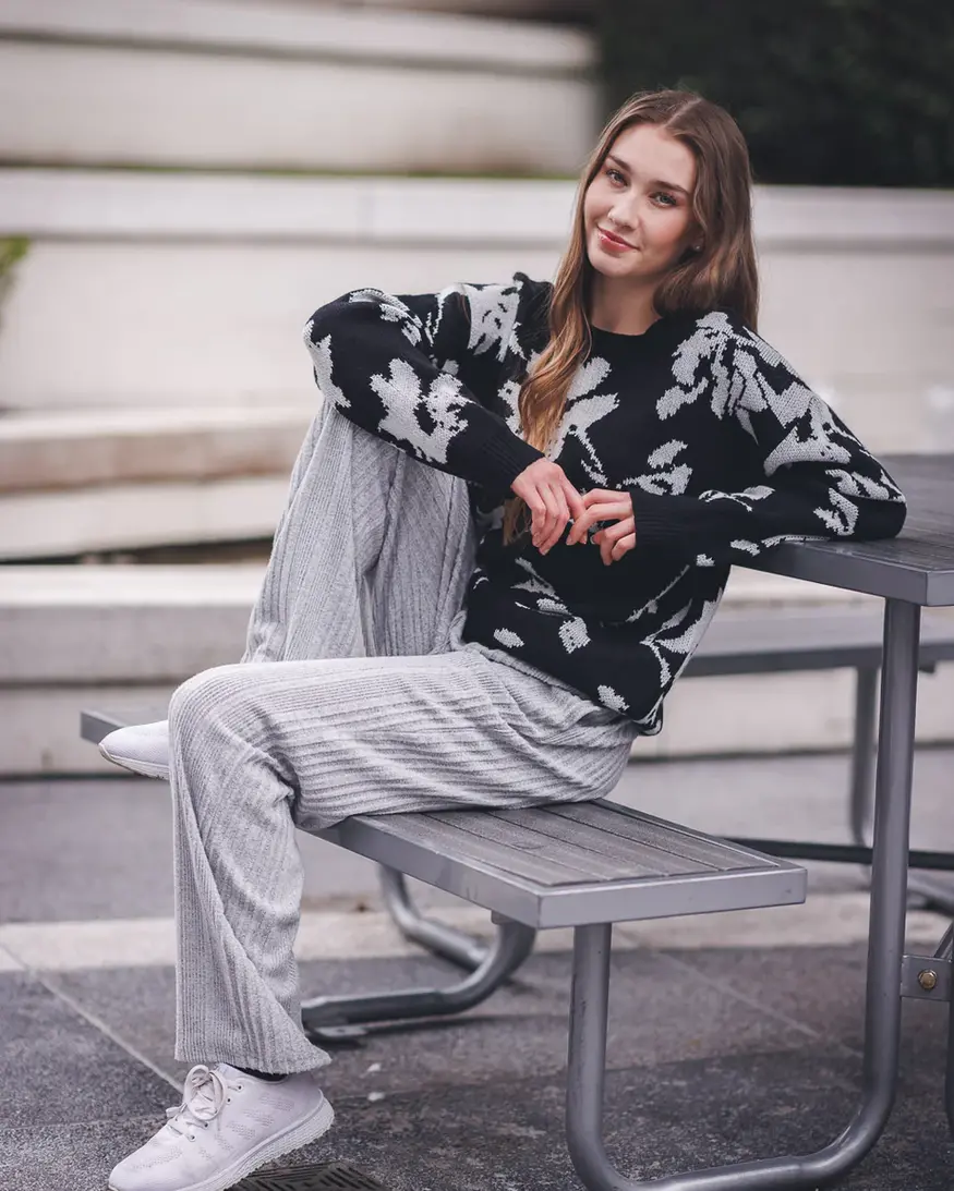 Papillon Wheaton Floral Sweater