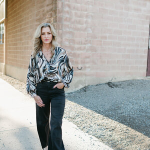 Papillon Woodbury Satin Blouse