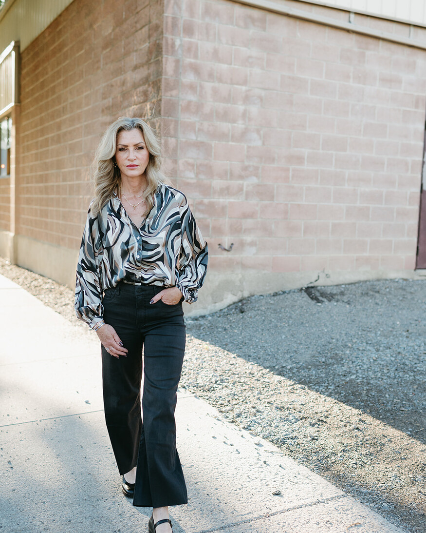 Papillon Woodbury Satin Blouse