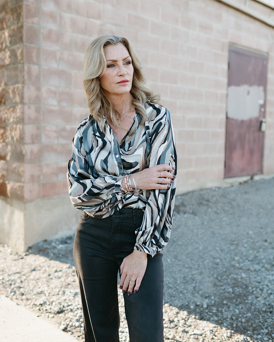 Papillon Woodbury Satin Blouse