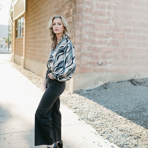 Papillon Woodbury Satin Blouse