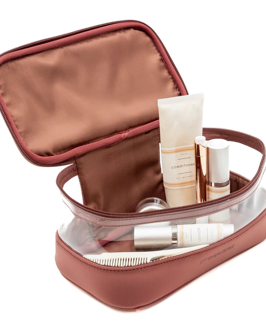 My Tag Alongs Everleigh Clear Train Case