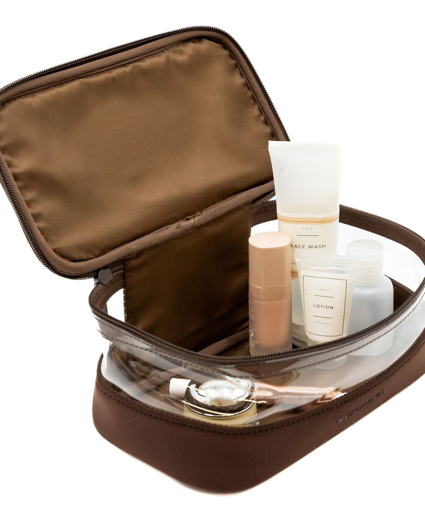 My Tag Alongs Everleigh Clear Train Case