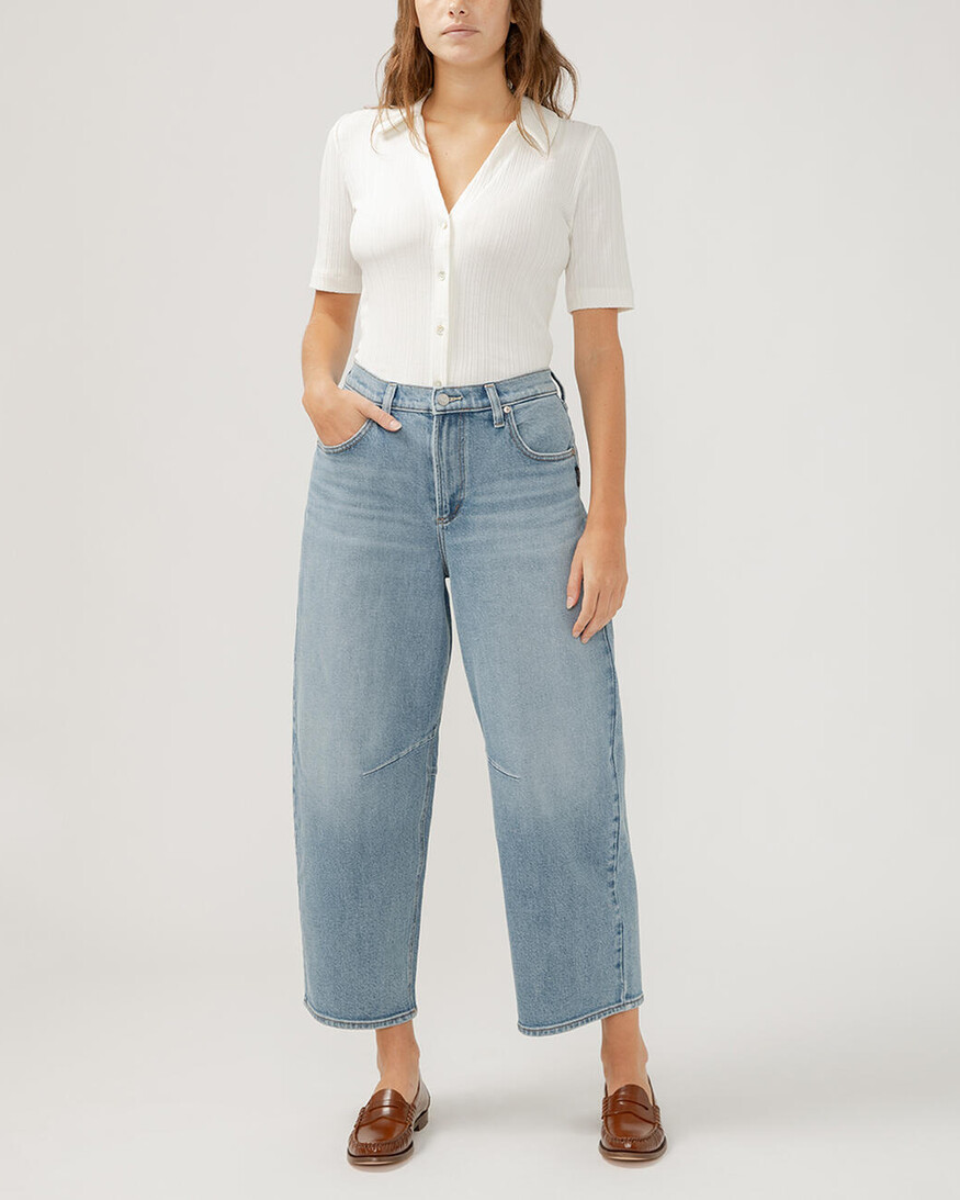 Silver Jeans - For Us HR Barrel Leg